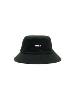 CAPPELLO OBEY BOLD TWILL BUCKET HAT BLACK U