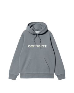 FELPA CAPPUCCIO CARHARTT WIP HOODED CARHARTT SWEAT DOVE GREY WAX