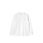 T-SHIRT MANICHE LUNGHE CARHARTT WIP L/S CHASE T-SHIRT WHITE GOLD