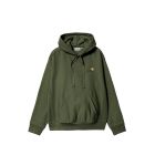 FELPA CAPPUCCIO CARHARTT WIP HOODED AMERICAN SCRIPT SWEAT TARRAGON