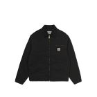 GIACCA CARHARTT WIP OG DETROIT JACKET BLACK BLACK AGED CANVAS