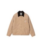 GIACCA CARHARTT WIP OG DETROIT JACKET DUSTY H BROWN WORN USED WASH