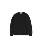 FELPA GIROCOLLO CARHARTT WIP CHASE SWEAT BLACK GOLD