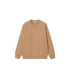 FELPA GIROCOLLO CARHARTT WIP CHASE SWEAT PEANUT GOLD