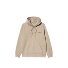 FELPA CAPPUCCIO CARHARTT WIP HOODED SCRIPT EMBROIDERY SWEAT WALL BLACK