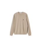 FELPA GIROCOLLO CARHARTT WIP MADISON SWEATER WALL BLACK