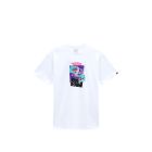 T-SHIRT MANICHE CORTE VANS FISHEYE SS TEE WHITE