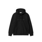 FELPA CAPPUCCIO CARHARTT WIP HOODED CARHARTT SWEAT BLACK BLACK