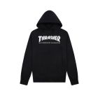 FELPA CAPPUCCIO THRASHER SKATEMAG HOOD WS23 BLACK