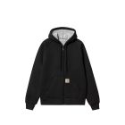 FELPA CAPPUCCIO CARHARTT WIP CAR-LUX HOODED JACKET BLACK GREY