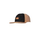 CAPPELLO DOLLY NOIRE STRAW SNAPBACK BLACK BEIGE U