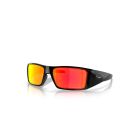 OCCHIALI OAKLEY HELIOSTAT POLISHED BLACK PRIZM RUBY U