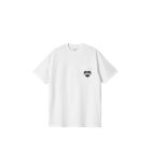 T-SHIRT MANICHE CORTE CARHARTT WIP S/S AMOUR POCKET T-SHIRT WHITE BLACK