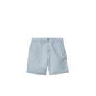 SHORTS CARHARTT WIP WALTER SINGLE KNEE SHORT LINEN MISTY SKY RINSED