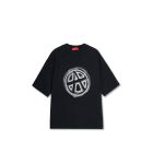 T-SHIRT MANICHE CORTE ACUPUNCTURE EMBLEM TSHIRT BLACK