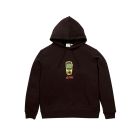 FELPA CAPPUCCIO GRAMICCI GPS HOODED SWEATSHIRT DARK BROWN