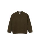 MAGLIONE POLAR SKATE CO. ALEX SWEATER BROWN