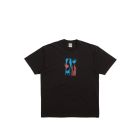 T-SHIRT MANICHE CORTE POLAR SKATE CO. TEE | SITTING HANDS BLACK