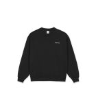 FELPA CAPPUCCIO POLAR SKATE CO. DAVE CREWNECK | SURF LOGO BLACK