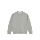 FELPA CAPPUCCIO POLAR SKATE CO. DAVE CREWNECK | SURF LOGO HEATHER GREY