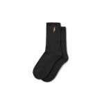 CALZE POLAR SKATE CO. RIB SOCKS | NO COMPLY BLACK BROWN