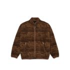 GIACCA POLAR SKATE CO. KIKO JACKET RED BROWN