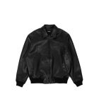 GIACCA WASTED PARIS BOILER RESET VARSITY JACKET BLACK