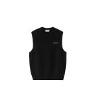 FELPA GIROCOLLO CARHARTT WIP SCRIPT VEST SWEATER BLACK WHITE