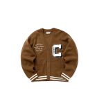 MAGLIONE CARHARTT WIP BROWN DUCKS CARDIGAN HAMILTON BROWN WAX