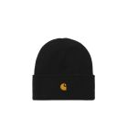 BERRETTA CARHARTT WIP CHASE BEANIE BLACK GOLD U