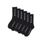 CALZE LAST RESORT BREAK FREE SOCKS 3-PACK BLACK