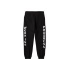 PANTALONI CARHARTT WIP BODY OF WORK SWEAT PANT BLACK WHITE