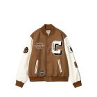 GIACCA CARHARTT WIP BROWN DUCKS BOMBER HAMILTON BROWN WAX