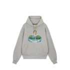 FELPA CAPPUCCIO IUTER WORLDWIDE HOODIE LIGHT GREY