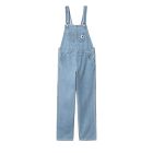 JEANS CARHARTT WIP W' BIB OVERALL STRAIGHT BLUE STONE BLEACHED