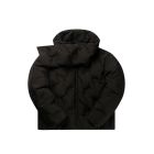 GIACCA DAILY PAPER AYAN MONOGRAM PUFFER JACKET BLACK