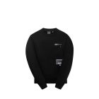 FELPA GIROCOLLO DAILY PAPER POP UP SWEATER BLACK