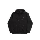 FELPA CAPPUCCIO CIVILIST STUDDED HEAVY ZIP HOOD BLACK