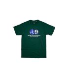 T-SHIRT MANICHE CORTE BUTTER GOODS WORLD PEACE TEE FOREST GREEN 