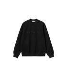 FELPA GIROCOLLO CARHARTT WIP SWEAT BLACK BLACK