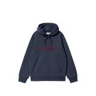 FELPA CAPPUCCIO CARHARTT WIP HOODED CARHARTT SWEAT AIR FORCE BLUE MALBEC