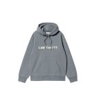 FELPA CAPPUCCIO CARHARTT WIP HOODED CARHARTT SWEAT DOVE GREY WAX