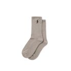 CALZE POLAR SKATE CO. RIB SOCKS | NO COMPLY SAND BROWN